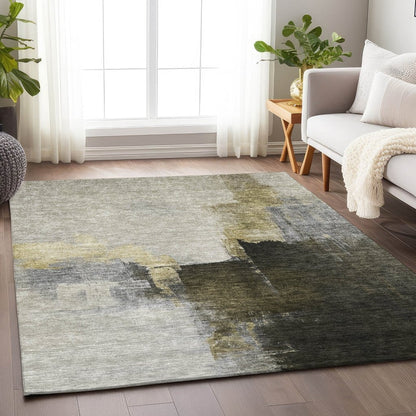 LOOMLAN Rugs Looma Khaki Washable Indoor-Outdoor Rug