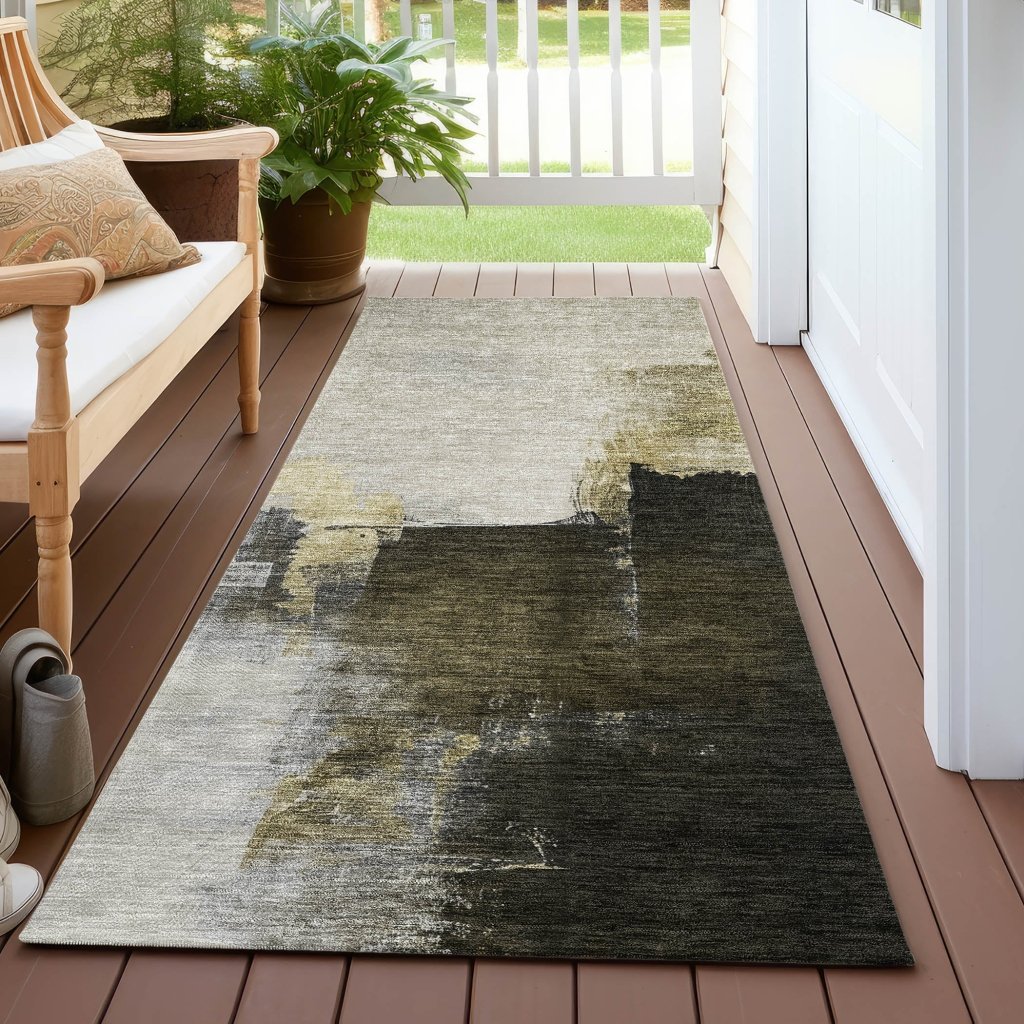 LOOMLAN Rugs Looma Khaki Washable Indoor-Outdoor Rug