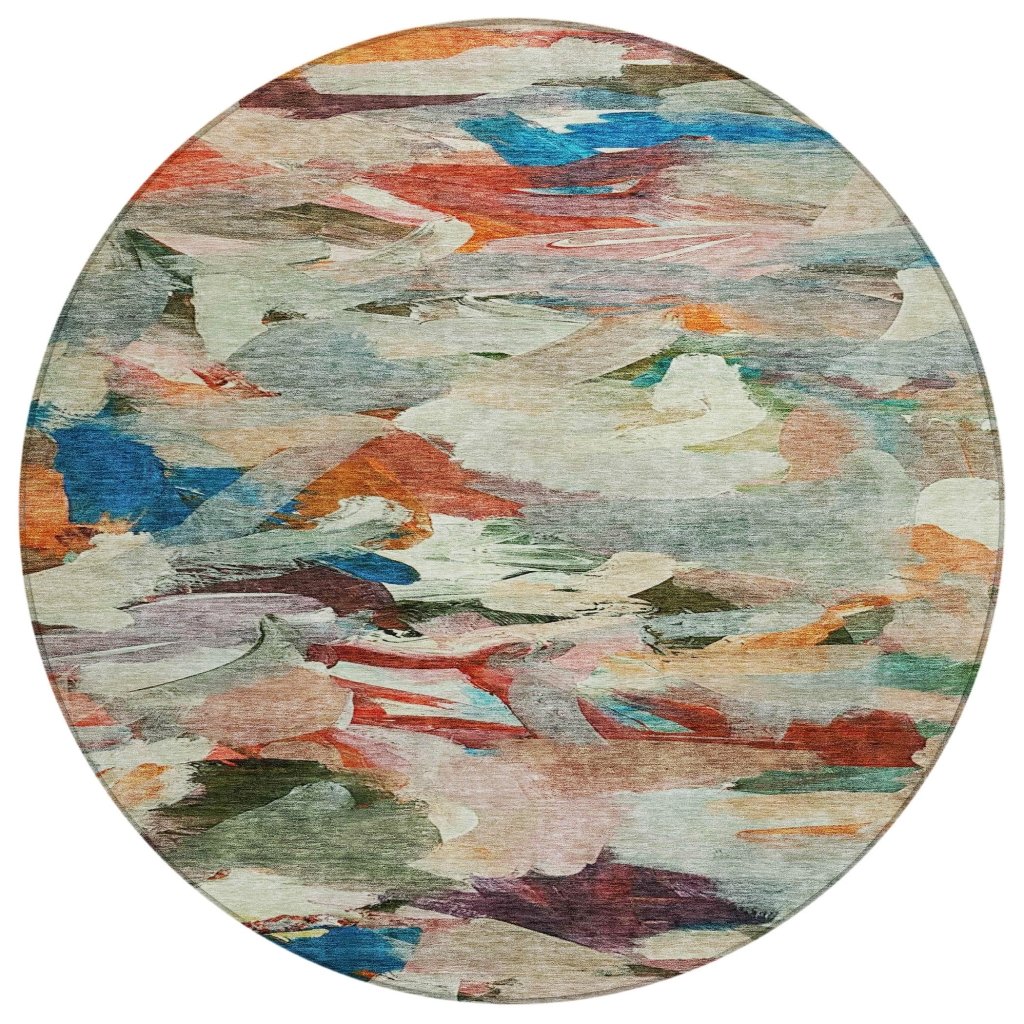 LOOMLAN Rugs Loomari Green Washable Indoor-Outdoor Rug