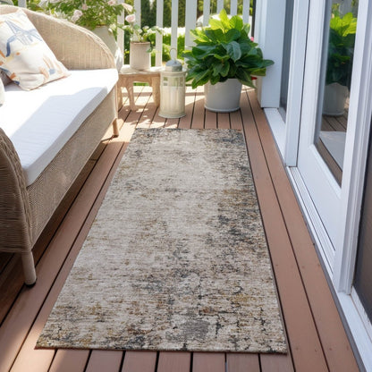 LOOMLAN Rugs Loomelle Ivory Washable Indoor-Outdoor Rug