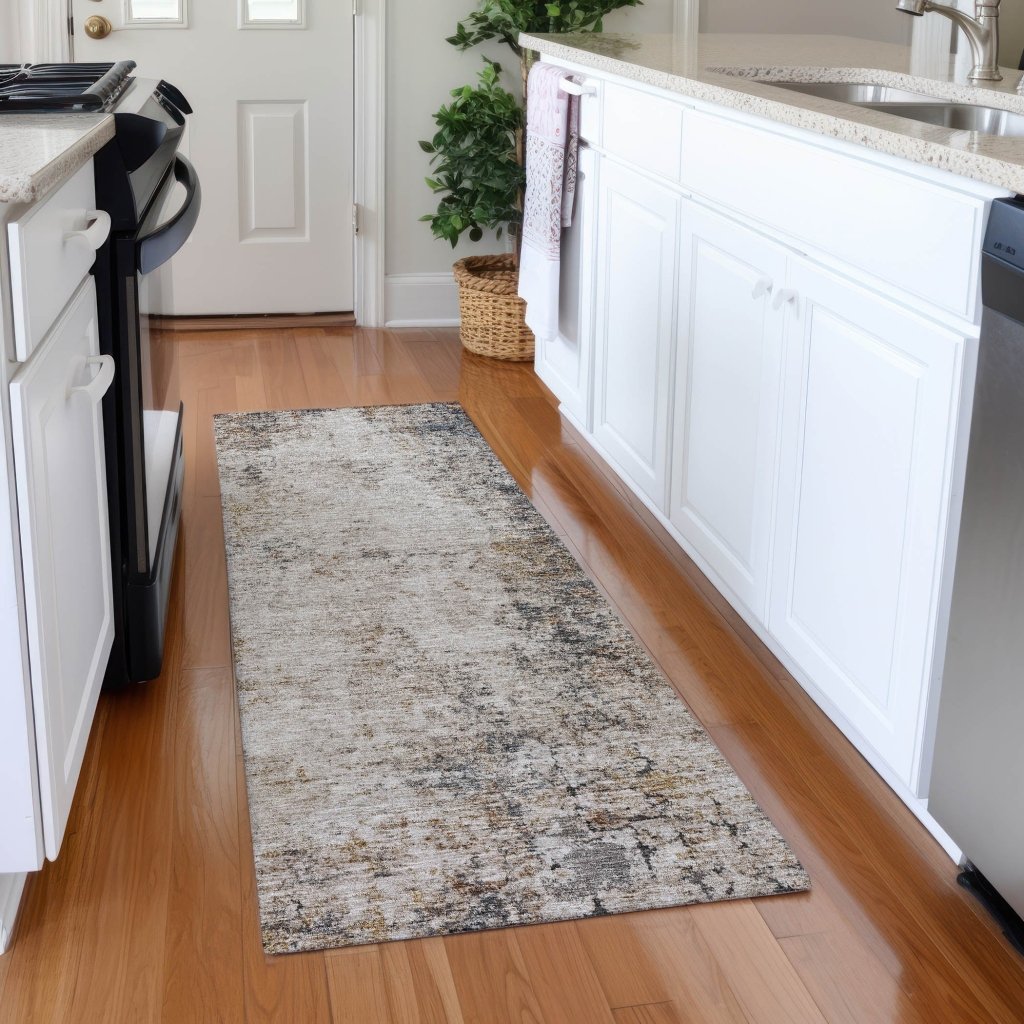 LOOMLAN Rugs Loomelle Ivory Washable Indoor-Outdoor Rug