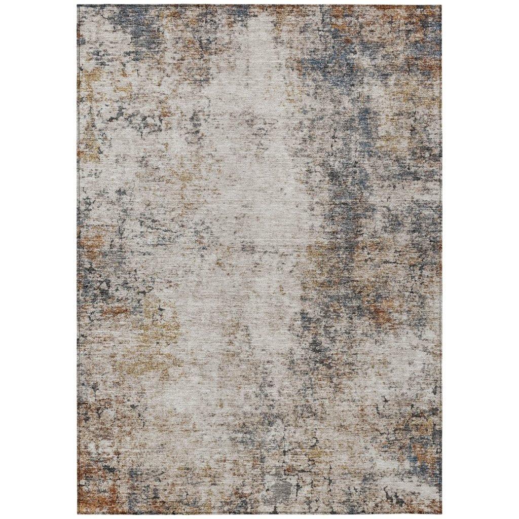 LOOMLAN Rugs Loomelle Ivory Washable Indoor-Outdoor Rug