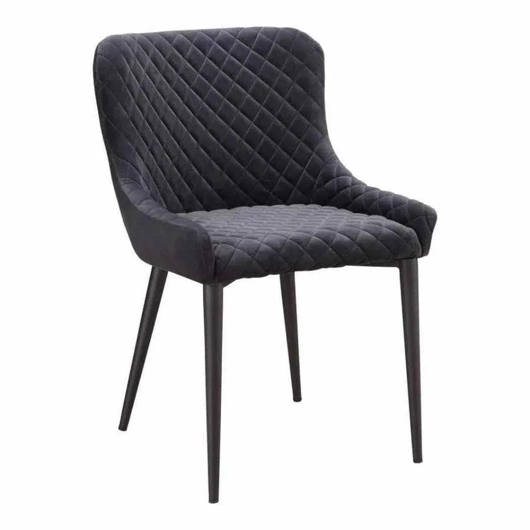 Etta Contemporary Polyester Armless Dining Chair