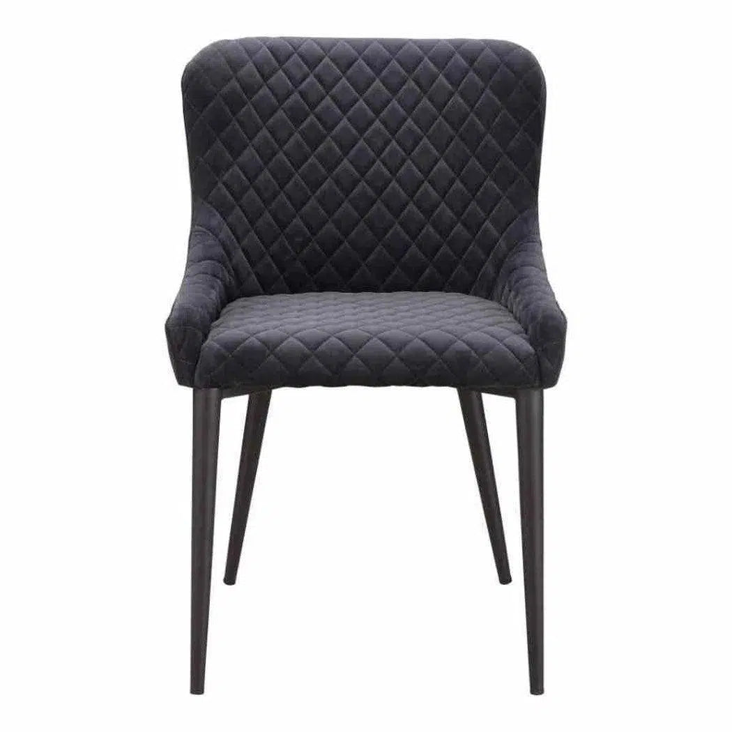 Etta Contemporary Polyester Armless Dining Chair