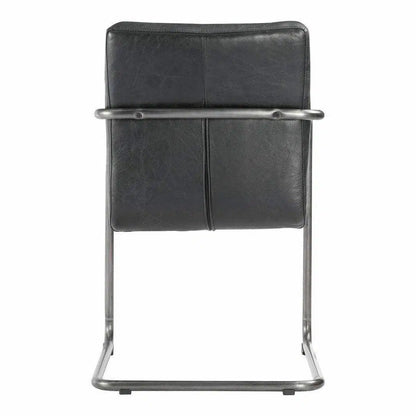 Ansel Grazed Leather Dining Chair (Set Of 2)