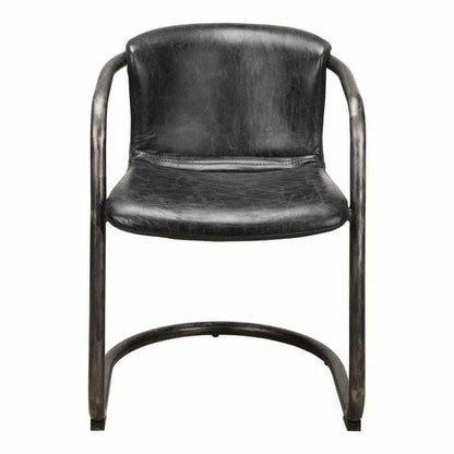 Freeman Grazed Leather Dining Chair (Set Of 2)