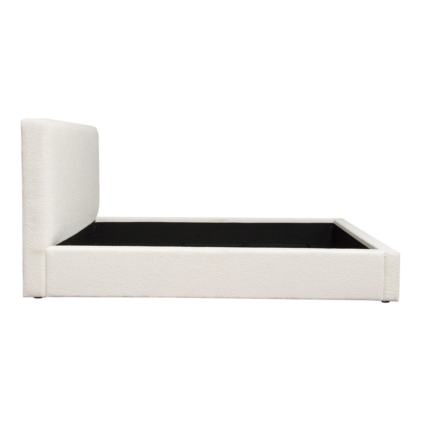 Cloud White Low Profile Bed Frame