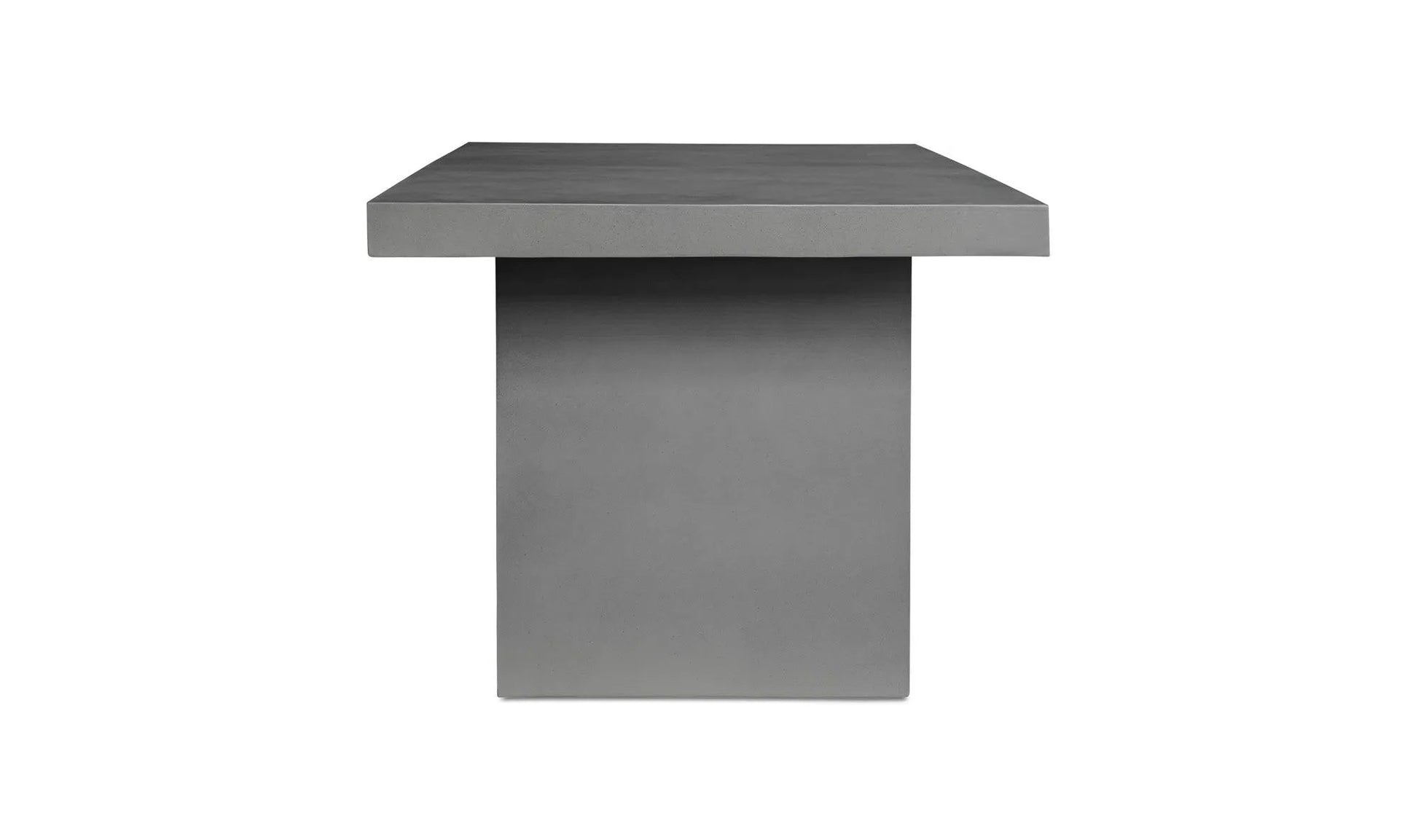 63 Inch Outdoor Dining Table Grey Contemporary Outdoor Dining Tables LOOMLAN By Moe's Home