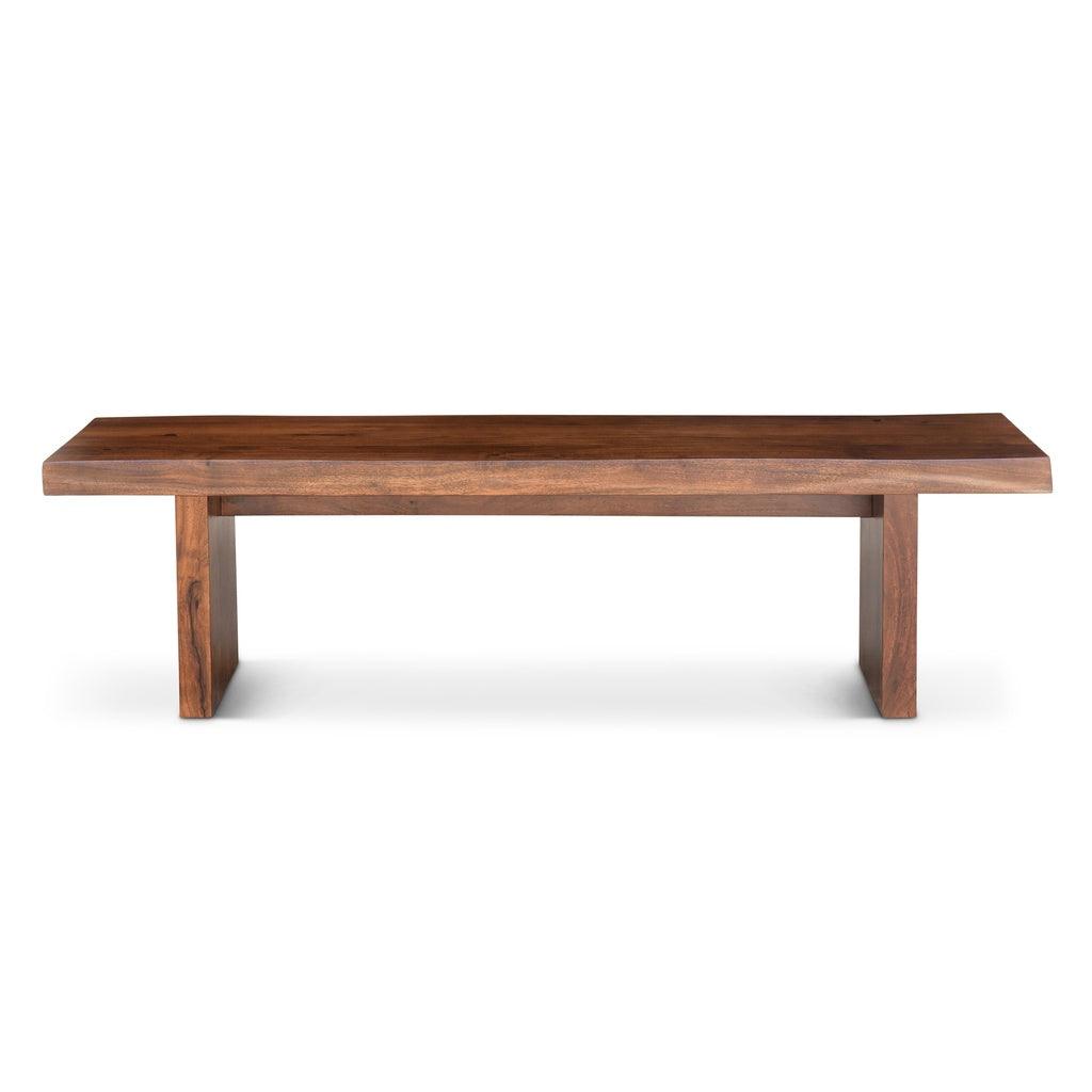 65" Brooks Solid Acacia Wood Bench
