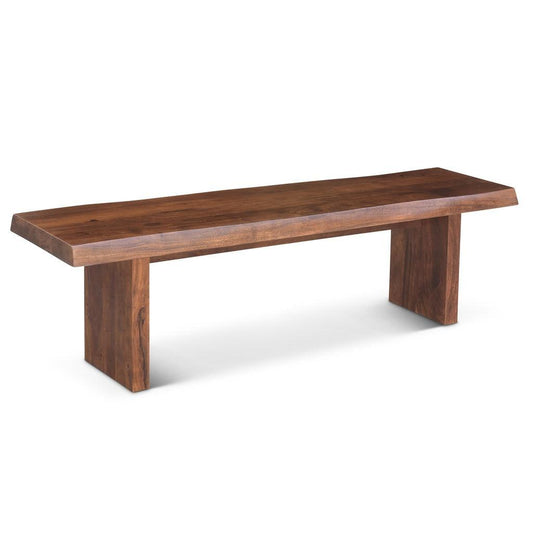 65" Brooks Solid Acacia Wood Bench