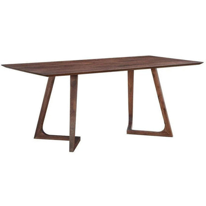 Moe's Home Dining Table Rectangular Brown Mid-Century