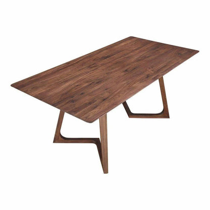 Moe's Home Dining Table Rectangular Brown Mid-Century
