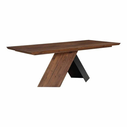 80 Inch Dining Table Brown Contemporary Dining Tables LOOMLAN By Moe's Home