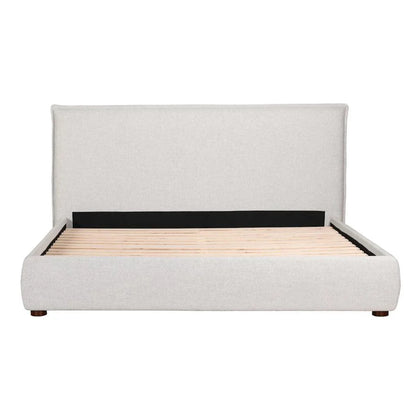 Luzon Linen Light Grey Bed Frame