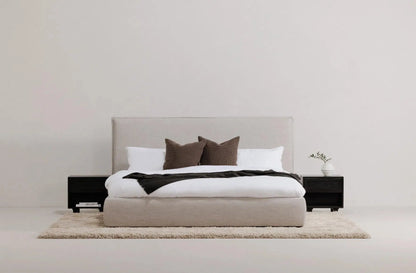 Luzon Linen Light Grey Bed Frame