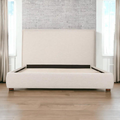 Luzon Linen Light Grey Bed Frame