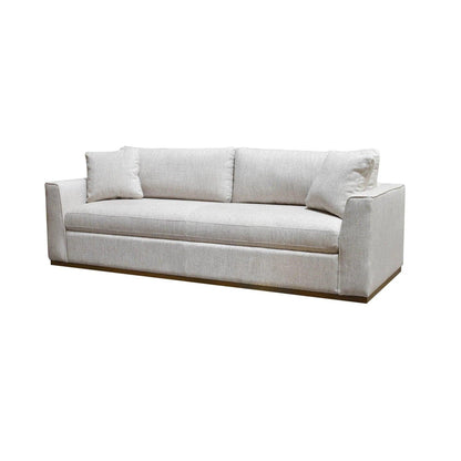 97" Oversized Sofa Off White Linen Reversible Cushions Sofas & Loveseats LOOMLAN By LH Imports