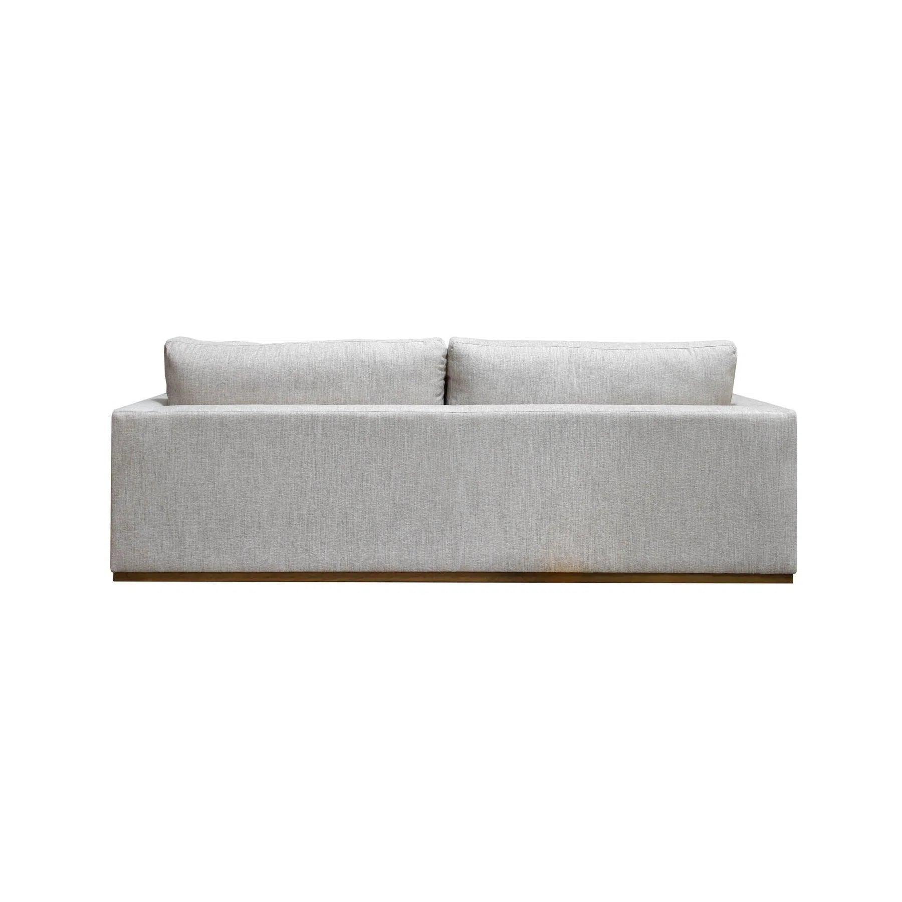 97" Oversized Sofa Off White Linen Reversible Cushions Sofas & Loveseats LOOMLAN By LH Imports