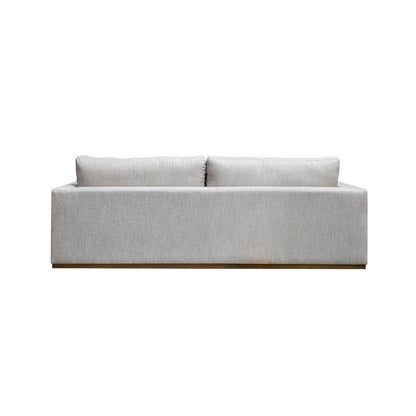 97" Oversized Sofa Off White Linen Reversible Cushions Sofas & Loveseats LOOMLAN By LH Imports