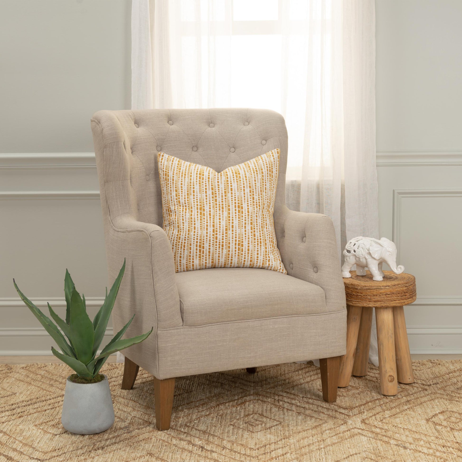 Aby Abstract Down Filled Decorative Pillow Throw Pillows LOOMLAN By LOOMLAN