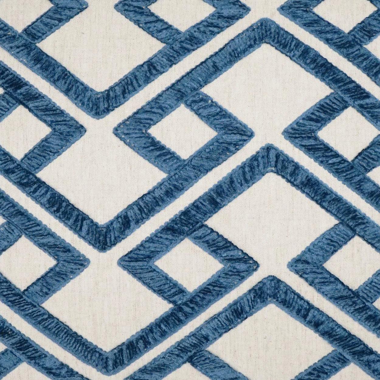 D.V. Kap Accolade Blue Geometric Blue Large Throw Pillow Insert