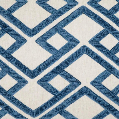D.V. Kap Accolade Blue Geometric Blue Large Throw Pillow Insert