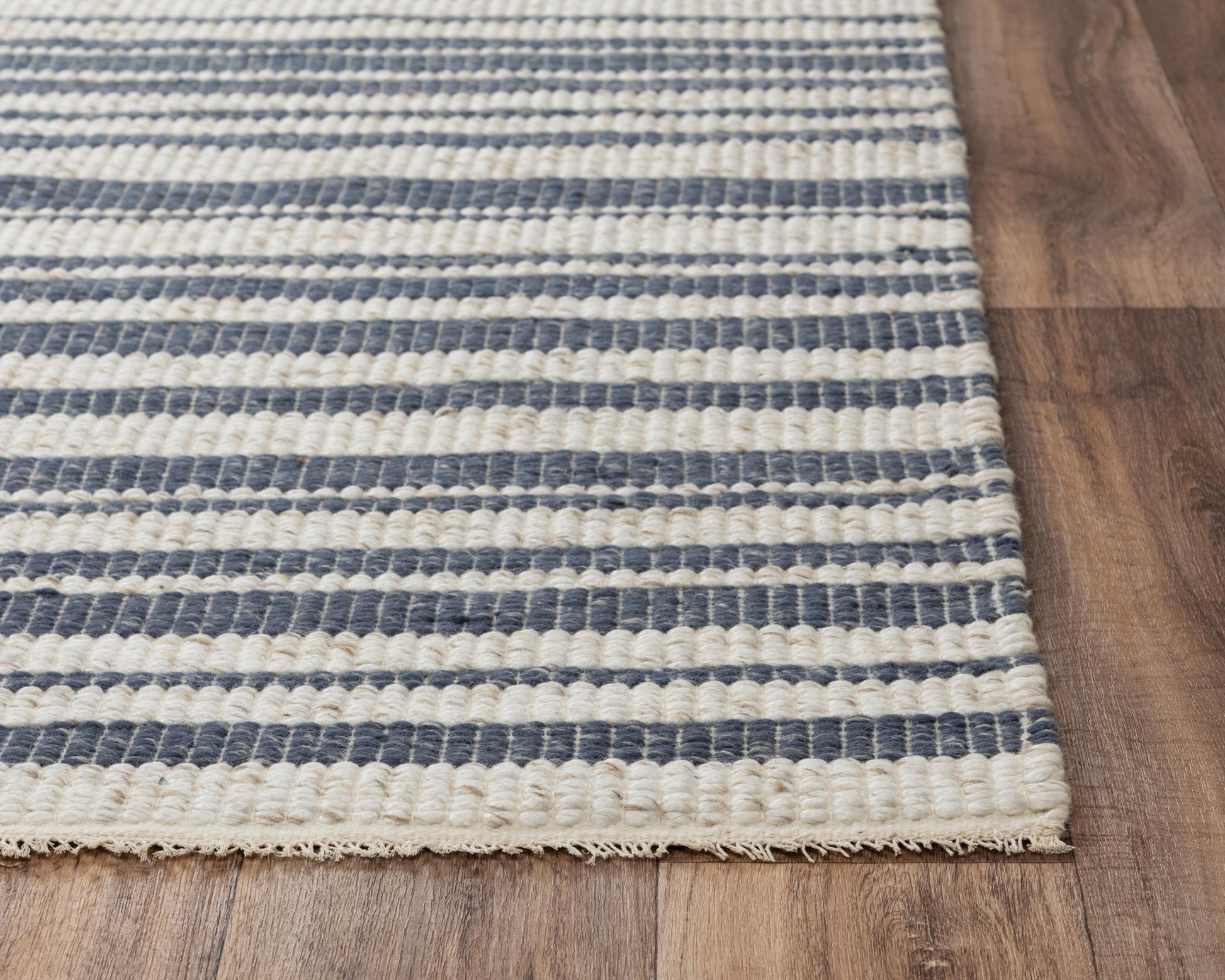 Acum Stripe Blue Area Rugs For Living Room Area Rugs LOOMLAN By LOOMLAN