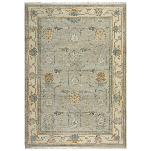 Aero Border Beige Large Area Rugs For Living Room Area Rugs LOOMLAN By LOOMLAN