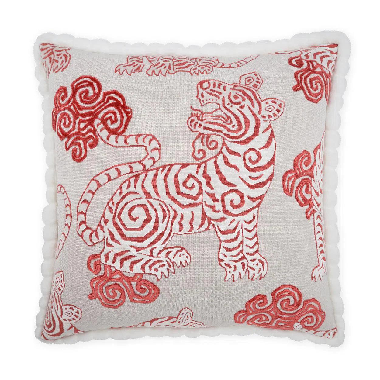 D.V. Kap Akbar Coral Coral Large Throw Pillow Insert