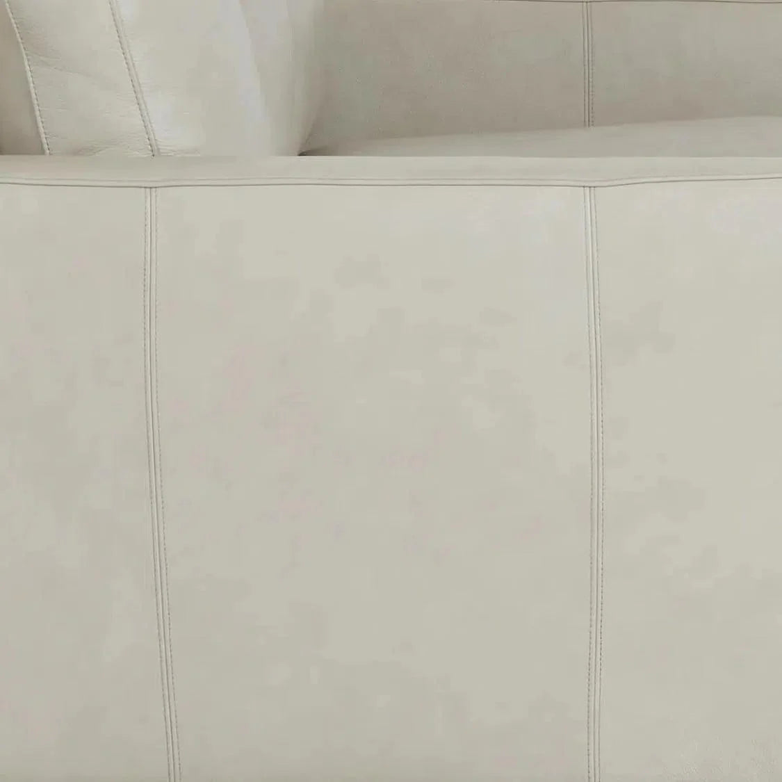 Alabama High Back Leather Sofa Light Gray Made In the USA Sofas & Loveseats LOOMLAN By Uptown Sebastian