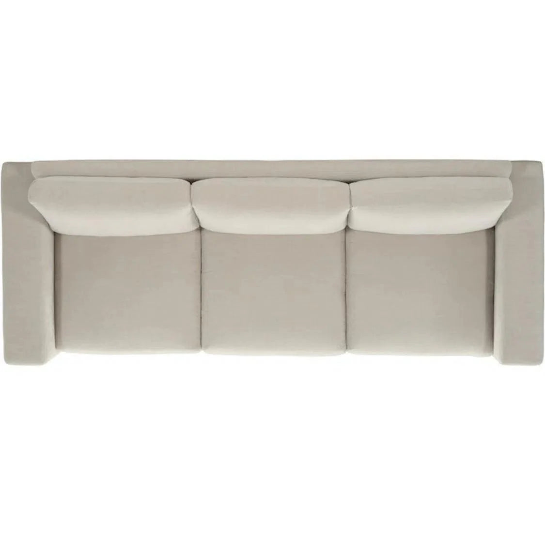 Alabama High Back Leather Sofa Light Gray Made In the USA Sofas & Loveseats LOOMLAN By Uptown Sebastian