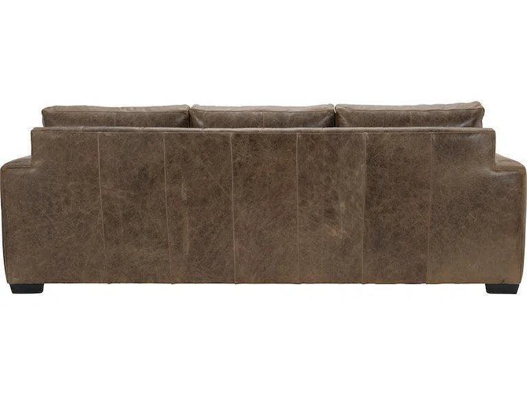 Uptown Sebastian Leather Sofa Brown Alabama BenchMade the USA