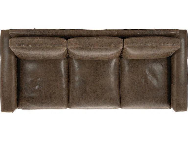 Uptown Sebastian Leather Sofa Brown Alabama BenchMade the USA