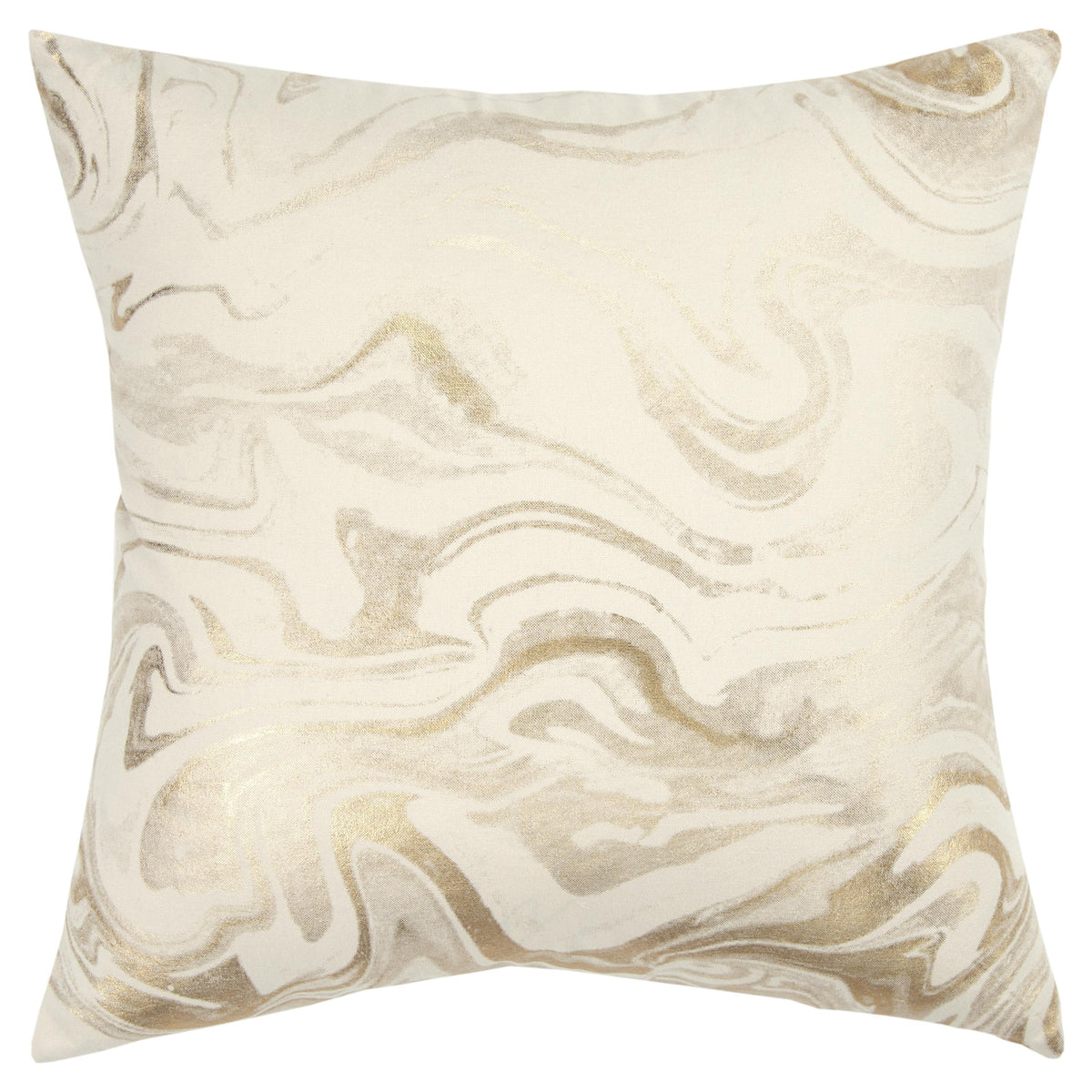 LOOMLAN Alegro Goold Throw Pillow With Down Insert