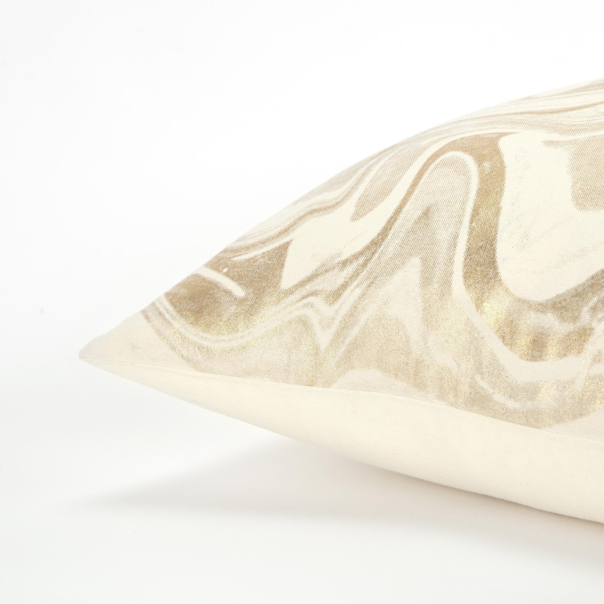 LOOMLAN Alegro Goold Throw Pillow With Down Insert
