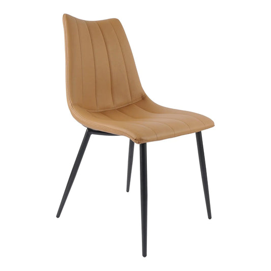 Moe's Home Alibi Vegan Leather Side Dining Chair 2PC