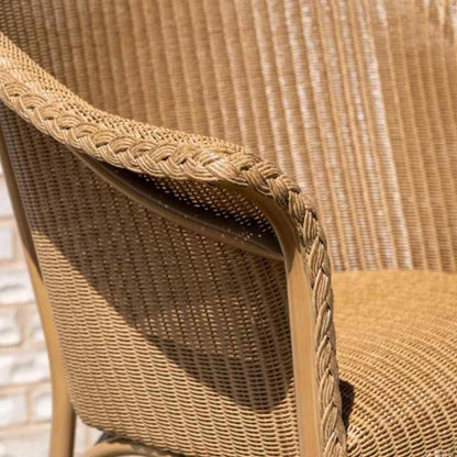 All Seasons Balcony Stool With Padded Seat Wicker Outdoor Furniture Outdoor Accent Chairs LOOMLAN By Lloyd Flanders