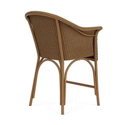 All Seasons Balcony Stool With Padded Seat Wicker Outdoor Furniture Outdoor Accent Chairs LOOMLAN By Lloyd Flanders