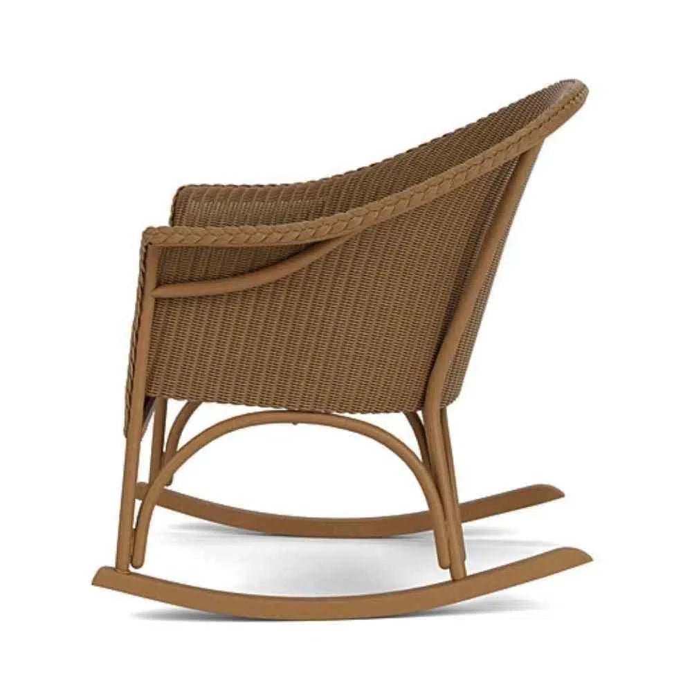 All Seasons Patio Lounge Rocker With Padded Seat Lloyd Flanders Outdoor Lounge Chairs LOOMLAN By Lloyd Flanders