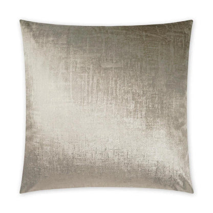 Alnwick Buff Glam Solid Tan Taupe Large Throw Pillow With Insert Throw Pillows LOOMLAN By D.V. Kap