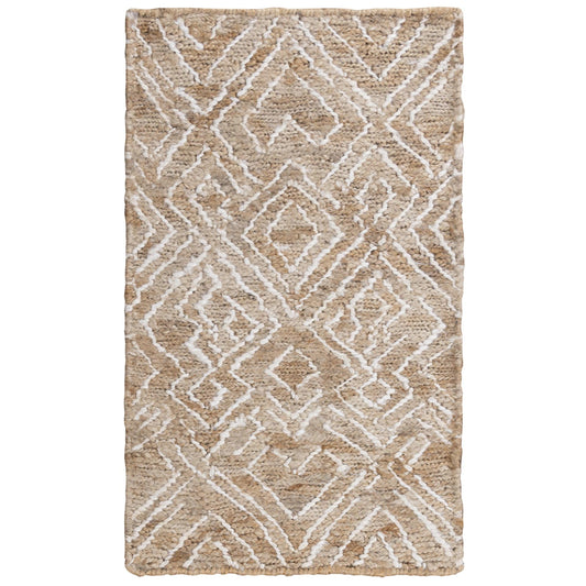 Aric Beige Jute Rug 8x10 For Living Room Area Rugs LOOMLAN By LOOMLAN