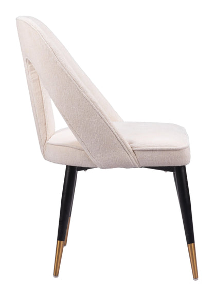 Artus Polyester Upholstered Armless Dining Chair