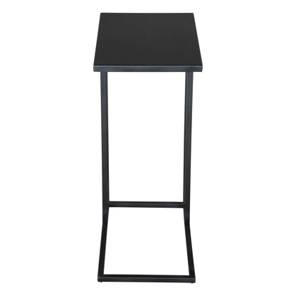 Zuo Modern Atom Side Table Black with Steel Frame