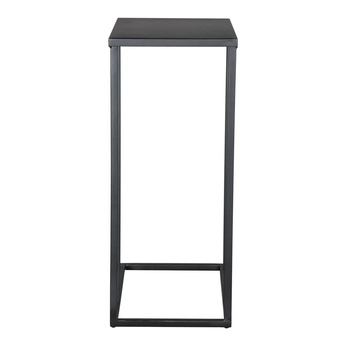 Zuo Modern Atom Side Table Black with Steel Frame
