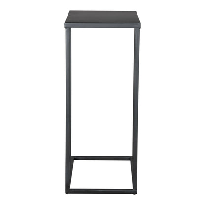Zuo Modern Atom Side Table Black with Steel Frame