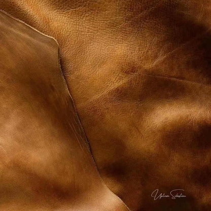 Uptown Sebastian Austin Brown Benchmade Aniline Leather Club Chair