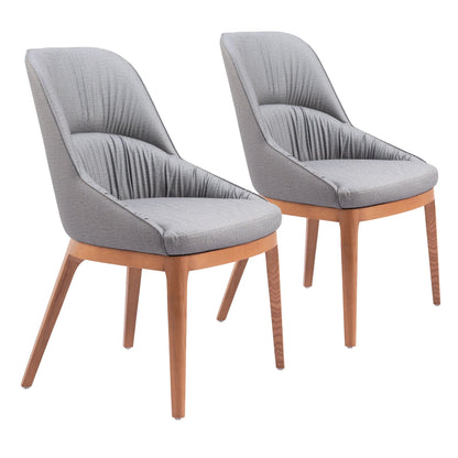 Ayr Fabric Upholstered Armless Dining Chair (Set Of 2)