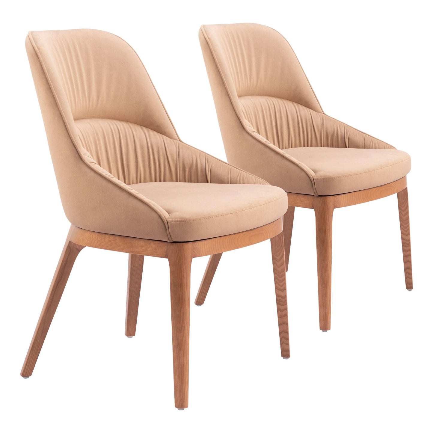 Ayr Fabric Upholstered Armless Dining Chair (Set Of 2)