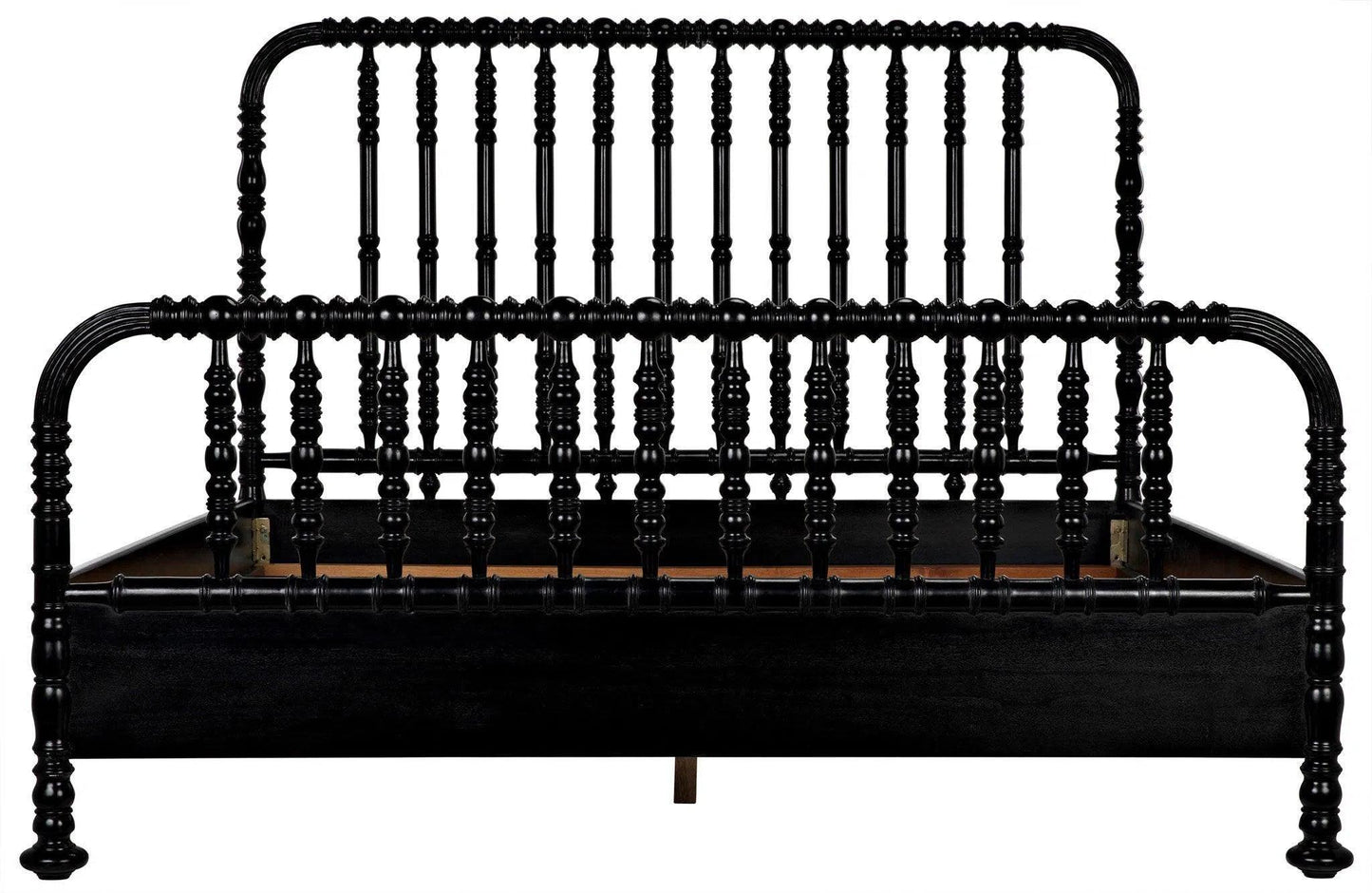 Bachelor Black Wooden Bed Frame