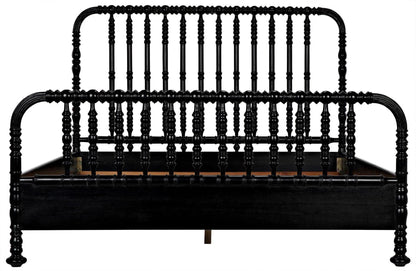 Bachelor Black Wooden Bed Frame